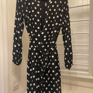 Black and White Banana Republic Dress